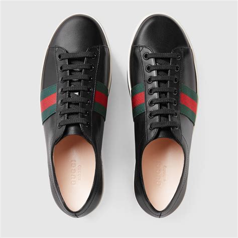 gucci leather trainers